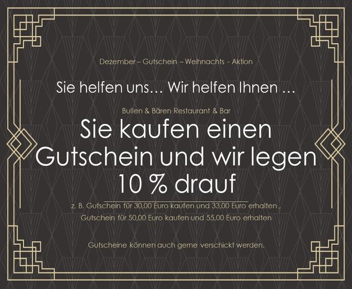 Bullen und Bären Restaurant & Bar